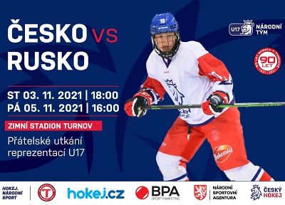 V Turnově můžete vidět mladé české hokejisty v zápasech proti Rusku