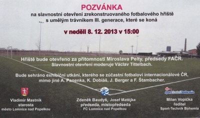 V Lomnici slavnostně otevřou nové hřiště s umělým povrchem