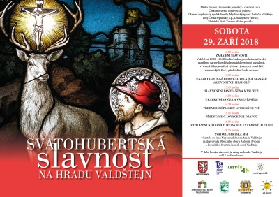Svatohubertská slavnost na hradu Valdštejn 2018