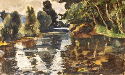 Obrazy z domova Vladimíra Hlubučka v Galerii Detesk