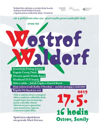 Akce Wostrof Waldorf připomíná 100. výročí založení waldorfských škol