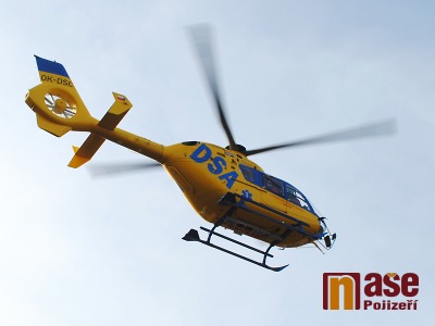 Sraženého chodce v Lomnici musel transportovat vrtulník