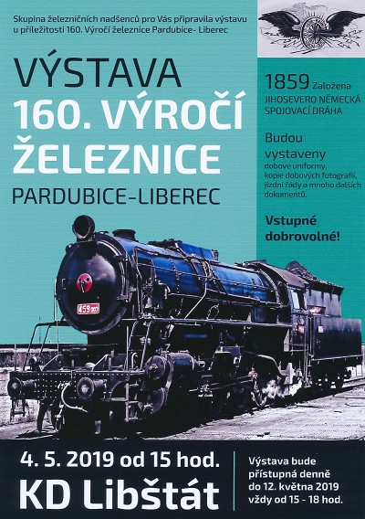 V Libštátě připomenou 160. výročí dráhy Pardubice – Liberec výstavou