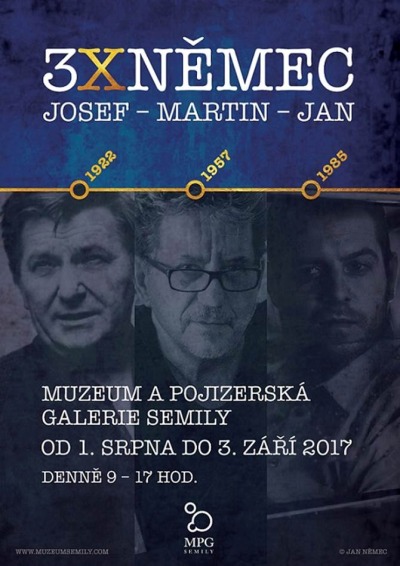 Výstavu 3x Němec v Semilech spoluzahájí skupina Precedens