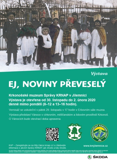V Krkonošském muzeu zahájí vánoční výstavu Ej, noviny převeselý