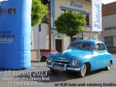 Historická vozidla pojedou pošesté Horním Pojizeřím