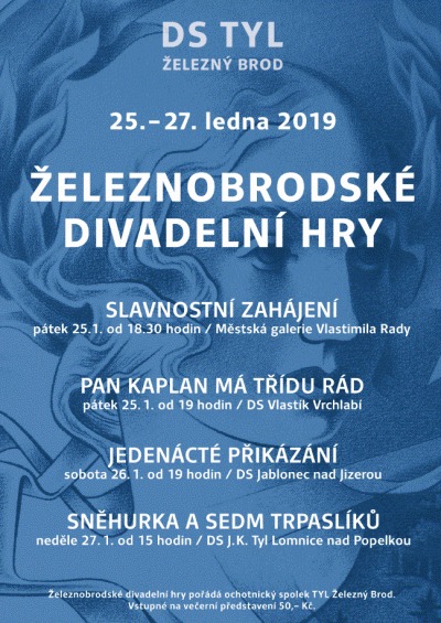 Přehlídku Železnobrodské divadelní hry zahájí v galerii Vlastimila Rady