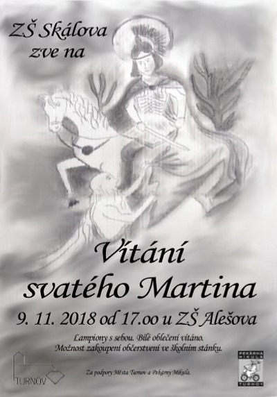 ZŠ Skálova Turnov zve na Vítání sv. Martina