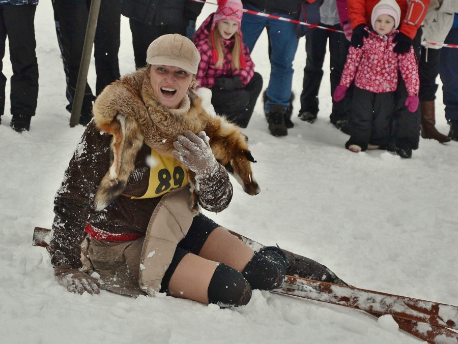 Lyžníci ve Smržovce 2013<br />Autor: Zdeněk Horák
