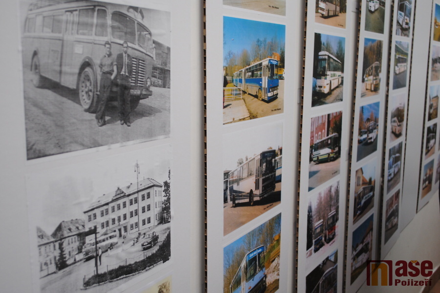 Výstava o autobusové dopravě a historii ČSAD Semily<br />Autor: Petr Ježek