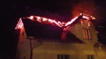 Požár rodinného domu v části obce Roveň (Všelibice)