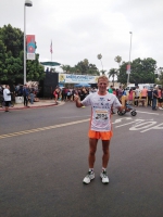 Liberecký profesionální hasič Radek Musil na půlmaratonu v San Diegu