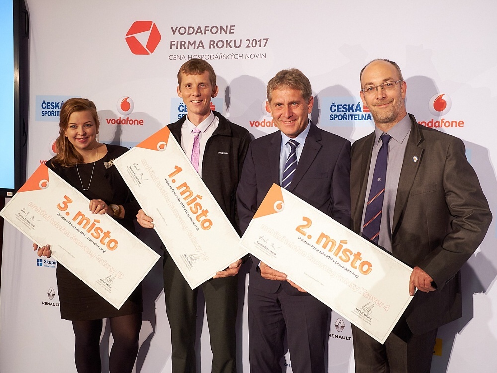 Slavnostní vyhlášení ankety Firma a živnostník roku 2017 Libereckého kraje<br />Autor: Archiv Vodafone Firma roku