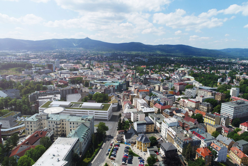 Projekt Modernizace Krajské nemocnice Liberec<br />Autor: Archiv KNL