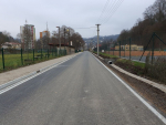 Rekonstruovaná ulice Obránců míru v Železném Brodě