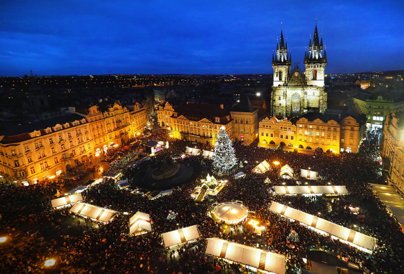 Slavnostní rozsvícení vánočního stromu na Staroměstském náměstí v Praze<br />Autor: Archiv Taiko, a. s.