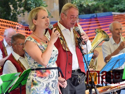 Obrazem: Oslava 170 let dechové hudby v Jilemnici