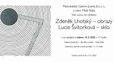 Na Boučkově statku vystavují Zdeněk Lhotský a Lucie Švitorková
