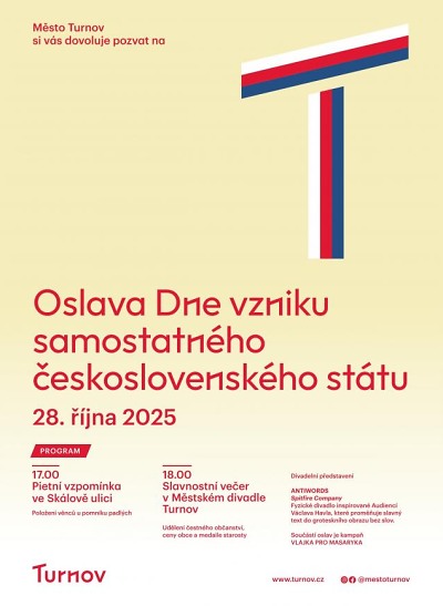 V Turnově zvou na tradiční oslavu 28. října