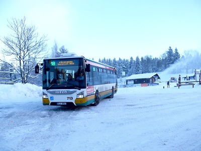 Autobusové linky do Bedřichova budou o víkendu posíleny