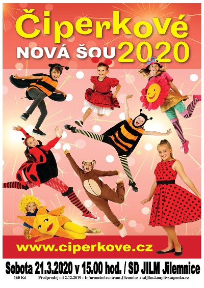 Čiperkové přijedou do Jilemnice 21. března
