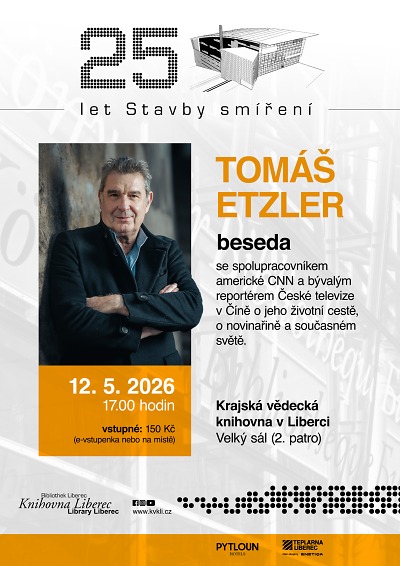 Novinář Tomáš Etzler bude debatovat v krajské knihovně