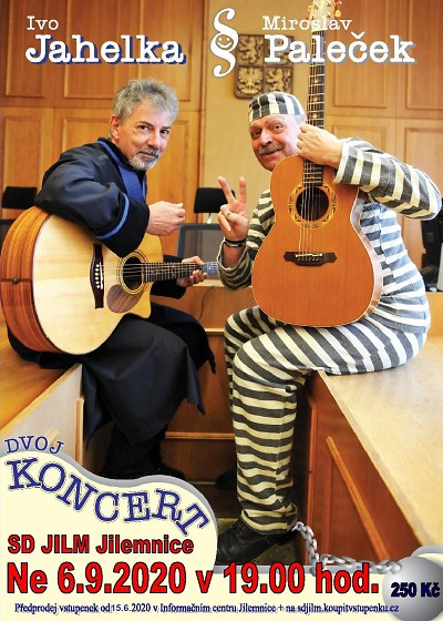 Ivo Jahelka a Miroslav Paleček zahrají v Jilemnici