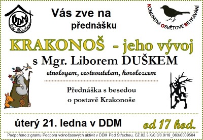 O vývoji postavy Krakonoše bude přednášet Libor Dušek