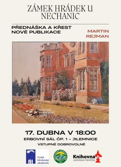 V jilemnickém muzeu proběhne křest knihy o Hrádku u Nechanic