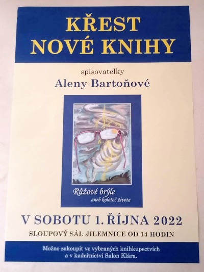 V Jilemnici zvou na křest nové knihy Aleny Bartoňové