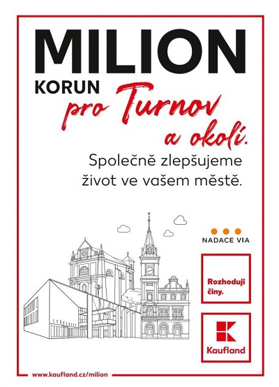 Opět je tu grantová výzva Milion pro Turnov