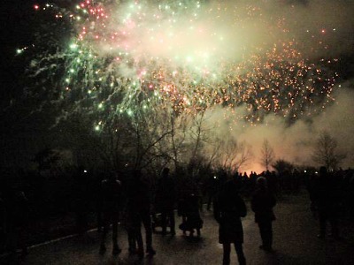 Nový rok 2022 začal v Turnově opět v barvách ohňostroje