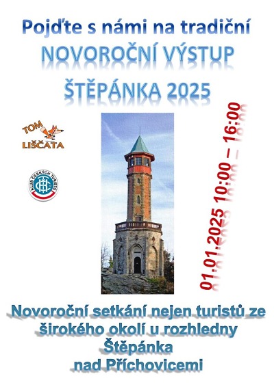 Turisté zahájí nový rok tradičním výstupem na Štěpánku