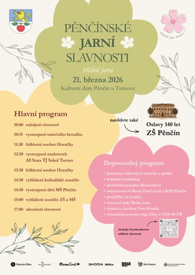 Pěnčínské jarní slavnosti sázejí na zahradnické téma
