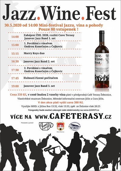 Jazz Wine Fest v Železnici oslaví začátek letní hudební sezony