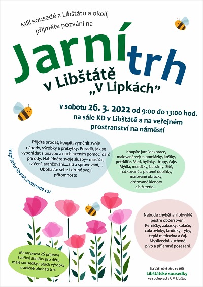 Libštátské sousedky opět připravily Jarní trh V Lipkách