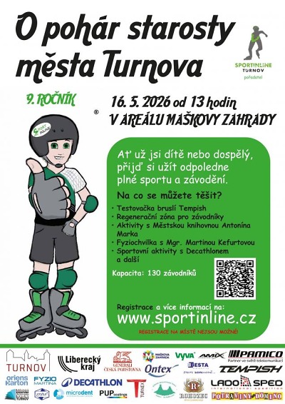 Chystají 9. ročník inline závodu O pohár starosty města Turnova