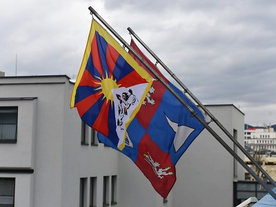 Liberecký kraj opět vyvěsil tibetskou vlajku
