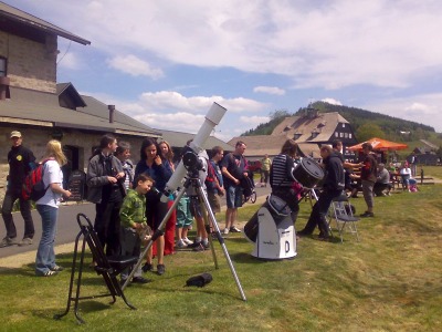 Astronomický den na Jizerce nevynechá ani krtek astronaut!