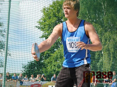 Turnovský Jaromír Mazgal na šampionátu stříbrný v hodu diskem