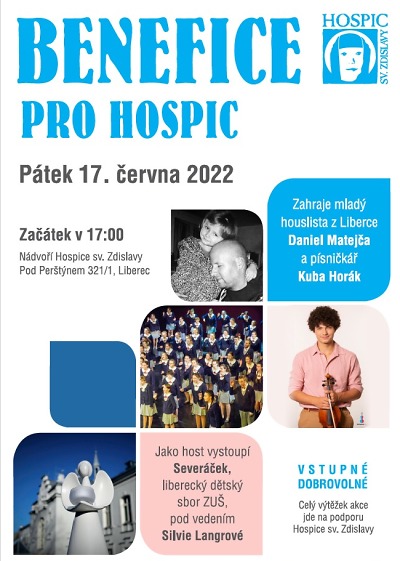 Benefiční koncert podpoří Hospic sv. Zdislavy