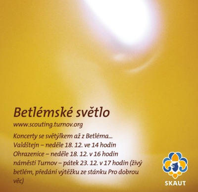 Skauti opět rozvezou Betlémské světlo i na Turnovsko