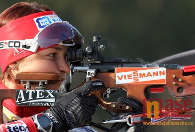 Veronika Vítková v Ruhpoldingu díky výbornému finiši počtvrté na stupních