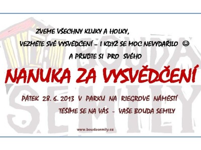 Semilští školáci si v pátek mohou přijít pro nanuka za vysvědčení