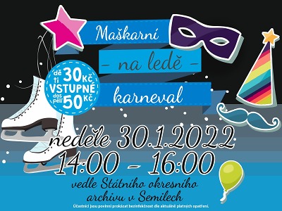 Maškarní karneval na ledě opět pořádají na kluzišti v Semilech