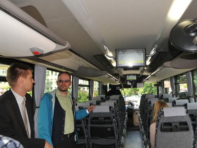 Z Trutnova do Liberce jezdí autobus s novým informačním systémem
