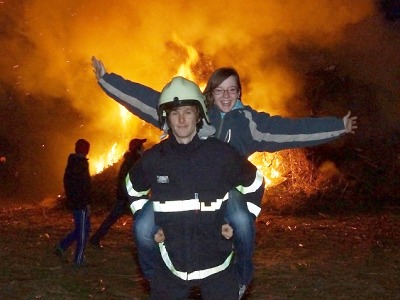 Obrazem: Pálení čarodějnic v Bozkově