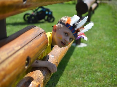 Centrum pro rodinu Náruč v létě