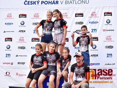 Obrazem: Český pohár žactva v letním biatlonu se konal ve Vrchlabí