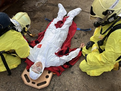 Výbuch v drogové laboratoři byl námětem cvičení složek IZS